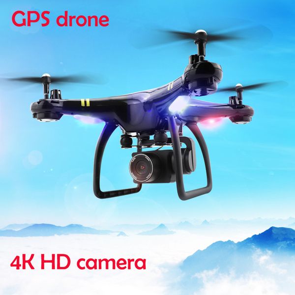 GPS DRON WIFI FPV With adjustable 720P 1080P 4K HD Camera or Real-time auto Follow Me drone 6Axis Altitude Hold RC Quadcopter, Back up battery
GPS DRON WIFI FPV With adjustable 720P 1080P 4K HD Camera or Real-time auto Follow Me drone 6Axis Altitude Hold RC Quadcopter, Back up battery