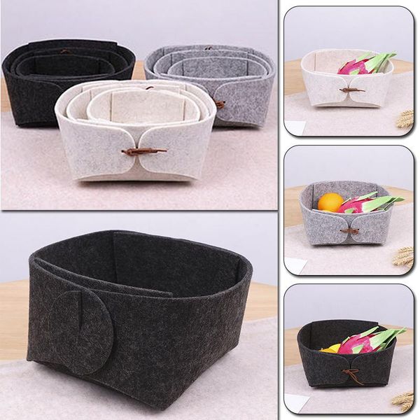 storage baskets 1pc felt basket living room tea table black gray beige sundries box bedroom socks
storage baskets 1pc felt basket living room tea table black gray beige sundries box bedroom socks