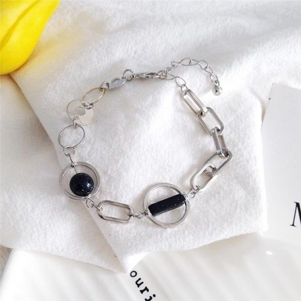 link, chain pinksee est simple circle metal link creative geometric bracelet female wedding party accessories jewelry, Black
link, chain pinksee est simple circle metal link creative geometric bracelet female wedding party accessories jewelry, Black
