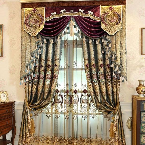 curtain & drapes curtains for living dining room bedroom style european flower yarn jacquard fabric product customization window
curtain & drapes curtains for living dining room bedroom style european flower yarn jacquard fabric product customization window