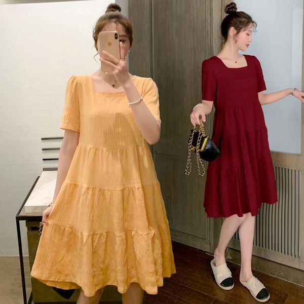 maternity dresses 795# dress summer short sleeves cotton solid color easy matching loose stylish pregnant women mom, White
maternity dresses 795# dress summer short sleeves cotton solid color easy matching loose stylish pregnant women mom, White