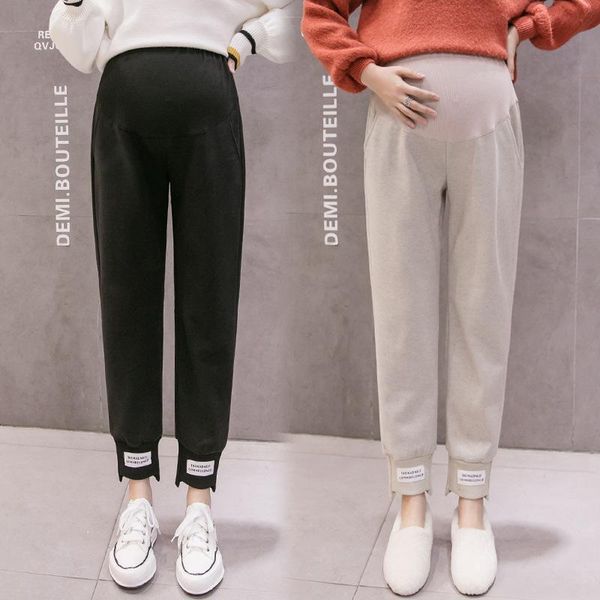 autumn winter woolen maternity pants adjustable belly straight clothes for pregnant women ol pregnancy trousers bottoms, White
autumn winter woolen maternity pants adjustable belly straight clothes for pregnant women ol pregnancy trousers bottoms, White