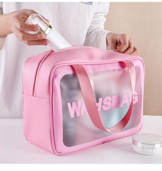 net red large capacity transparent visual cosmetic bag travel portable washing storage pvc waterproof bathing beach bag
net red large capacity transparent visual cosmetic bag travel portable washing storage pvc waterproof bathing beach bag