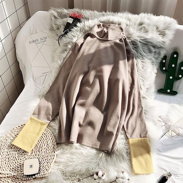 women's sweaters immortal westernized woman sweater pullovers 2021 spring clothes korean edition lazy knitting with bottom shirts, White;black
women's sweaters immortal westernized woman sweater pullovers 2021 spring clothes korean edition lazy knitting with bottom shirts, White;black