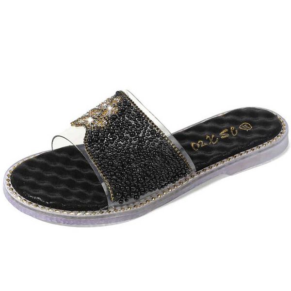 summer women slippers low heel casual bohemia slipper slip on mules slides pearl open toe single shoes sandal xx125 210625, Black
summer women slippers low heel casual bohemia slipper slip on mules slides pearl open toe single shoes sandal xx125 210625, Black