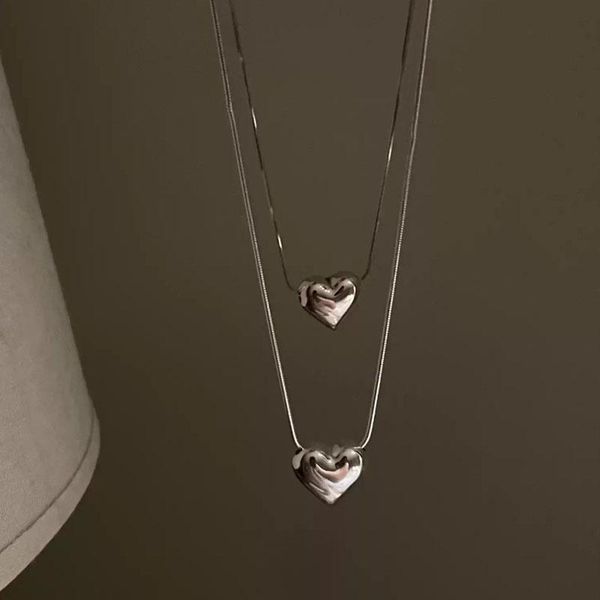 chains enshir 925 sterling silver heart necklace female geometric korean jewelry wholesale
chains enshir 925 sterling silver heart necklace female geometric korean jewelry wholesale