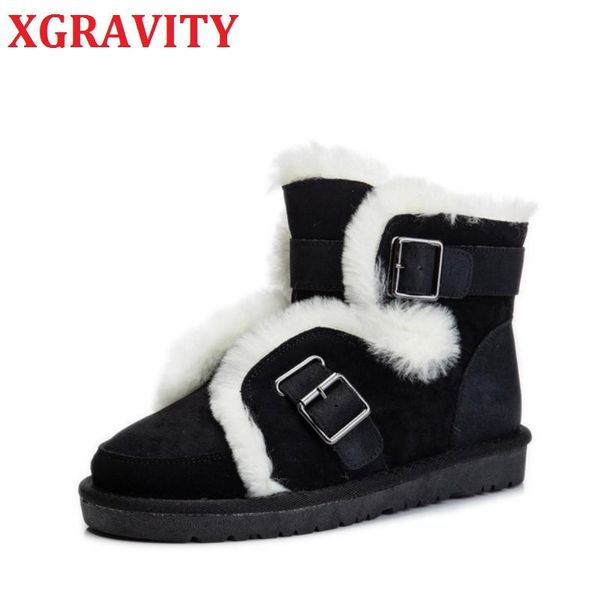 boots xgravity s172 winter shoes fashion round toe slip one women's snow comfortable ladies warm motorbike footwear, Black
boots xgravity s172 winter shoes fashion round toe slip one women's snow comfortable ladies warm motorbike footwear, Black