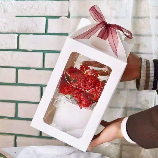 tote flower bag mother's day gift box rectangular rose with transparent window bouquet arrangement wrap
tote flower bag mother's day gift box rectangular rose with transparent window bouquet arrangement wrap