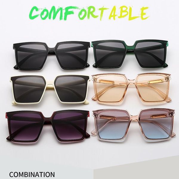 classic transparent pochromic sunglasses for women girls trendy oversized pc frame anti-uv decorative sun glasses seaside, White;black
classic transparent pochromic sunglasses for women girls trendy oversized pc frame anti-uv decorative sun glasses seaside, White;black