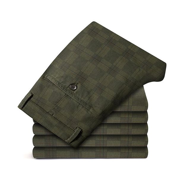men's pants spring autumn armygreen khaki wine red men slim straight elasticity business office casual plaid suit trousers cargo, Black
men's pants spring autumn armygreen khaki wine red men slim straight elasticity business office casual plaid suit trousers cargo, Black