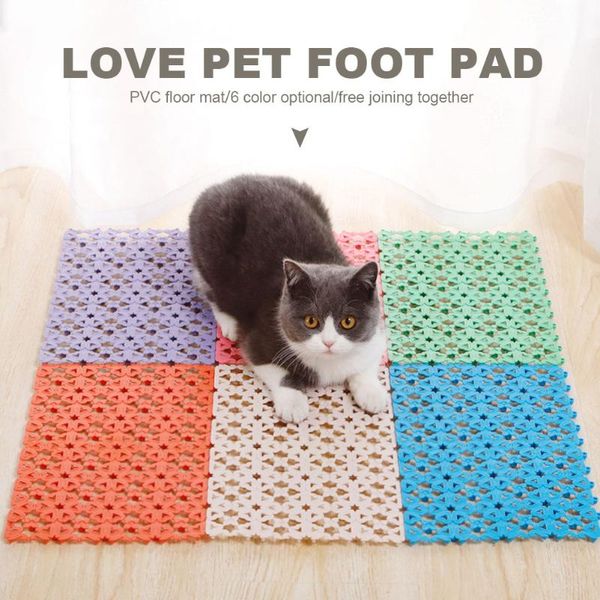 pet plastic wear-resistant cage mat cat dog accessories grids holes small animal anti-slip feet pads easy cleaning kennels & pens
pet plastic wear-resistant cage mat cat dog accessories grids holes small animal anti-slip feet pads easy cleaning kennels & pens