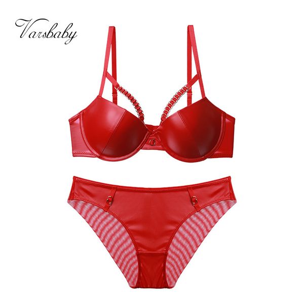varsbaby new arrival glossy ladies underwear pu gather bra set 210322, Red;black
varsbaby new arrival glossy ladies underwear pu gather bra set 210322, Red;black