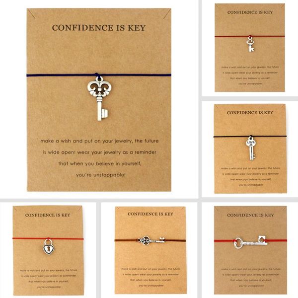 charm bracelets confidence is key lock rope chain adjustable fish hook sailing charms women men jewelry lovers christmas gift, Golden;silver
charm bracelets confidence is key lock rope chain adjustable fish hook sailing charms women men jewelry lovers christmas gift, Golden;silver