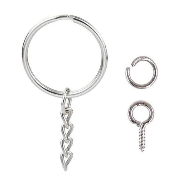 keychains f2td 300pcs 30mm flat key chain rings kit split keychain ring jewelry findings making, Silver
keychains f2td 300pcs 30mm flat key chain rings kit split keychain ring jewelry findings making, Silver