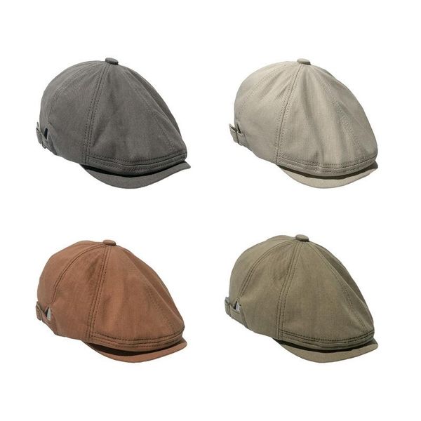 berets short brim solid color adjustable breathable men painter hat vintage outdoor spring autumn korean version sboy, Blue;gray
berets short brim solid color adjustable breathable men painter hat vintage outdoor spring autumn korean version sboy, Blue;gray