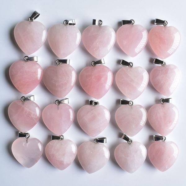 natural stone charms 25mm heart shape rose quartz pendants chakras gem stone fit earrings necklace making assorted, Bronze;silver
natural stone charms 25mm heart shape rose quartz pendants chakras gem stone fit earrings necklace making assorted, Bronze;silver