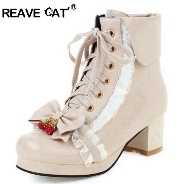 boots reave cat winter midcalf women lolita platform cute lace bow plus size 40-43 japanese style school lace-up s2469, Black
boots reave cat winter midcalf women lolita platform cute lace bow plus size 40-43 japanese style school lace-up s2469, Black