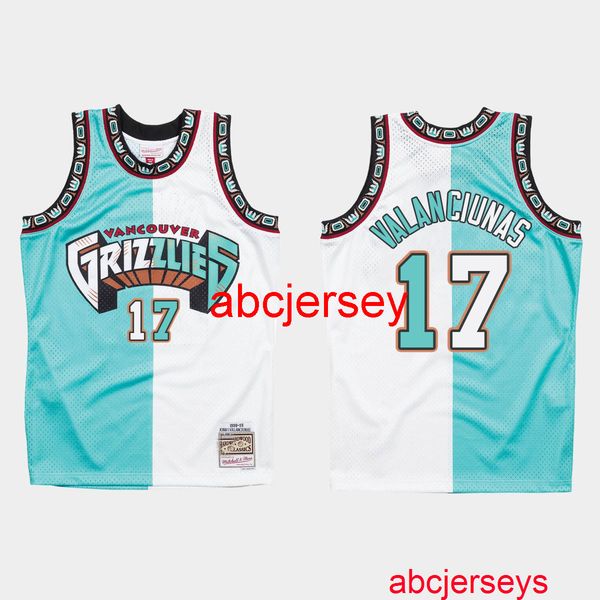 stitched jonas valanciunas #17 1998-99 split white teal jersey any name number, Black
stitched jonas valanciunas #17 1998-99 split white teal jersey any name number, Black