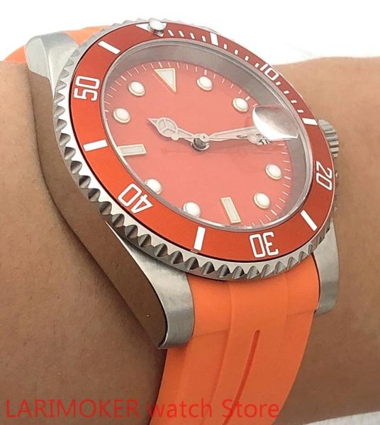 wristwatches no logo bliger sapphire glass bezel orange dial bracelet super bright automatic winding fashion men's watch, Slivery;brown
wristwatches no logo bliger sapphire glass bezel orange dial bracelet super bright automatic winding fashion men's watch, Slivery;brown