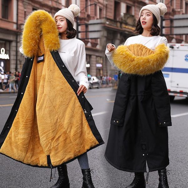 women's down & parkas winter jacket women hooded fur collar woman plus velvet coats and jackets large size parka mujer coat1, Black
women's down & parkas winter jacket women hooded fur collar woman plus velvet coats and jackets large size parka mujer coat1, Black