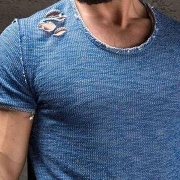 summer solid color men t shirt short sleeve cotton blend hole pullover plus size shirts men's t-shirts, White;black
summer solid color men t shirt short sleeve cotton blend hole pullover plus size shirts men's t-shirts, White;black