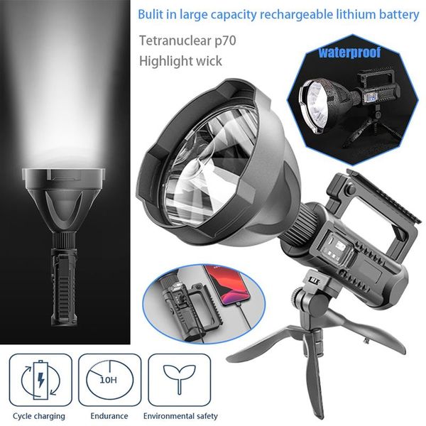 portable + tripod super bright p70led strong light outdoor rechargeable camping fishing bike lights
portable + tripod super bright p70led strong light outdoor rechargeable camping fishing bike lights