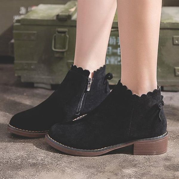 boots women ankle ladies zipper suede sewing cone heels winter fashion shoes female plush casual woman footwear 2021, Black
boots women ankle ladies zipper suede sewing cone heels winter fashion shoes female plush casual woman footwear 2021, Black