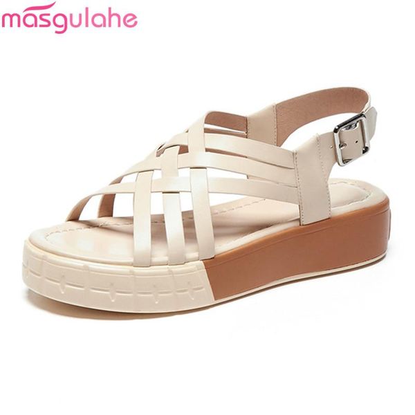 dress shoes masgulahe 2021 brand fashion women sandals genuine leather flat heel comfortable casual simple buckle summer, Black
dress shoes masgulahe 2021 brand fashion women sandals genuine leather flat heel comfortable casual simple buckle summer, Black