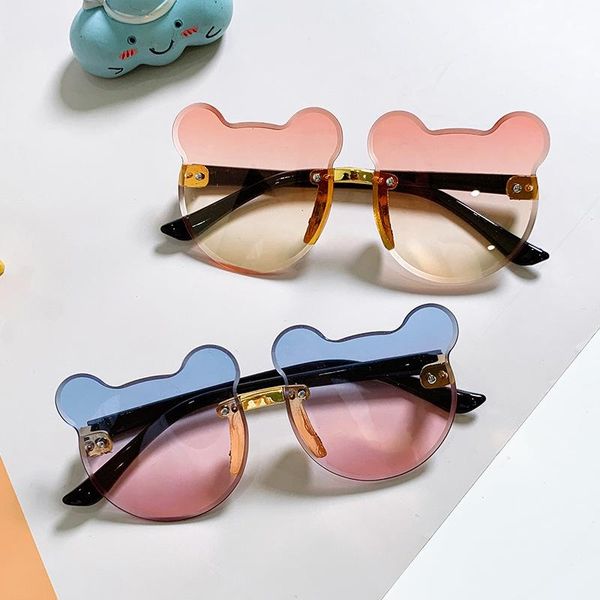 sunglasses 2021 kids cartoon cute bear ears gradient color eyewear frameless small face cat eye sunglass travel glasses, Blue
sunglasses 2021 kids cartoon cute bear ears gradient color eyewear frameless small face cat eye sunglass travel glasses, Blue