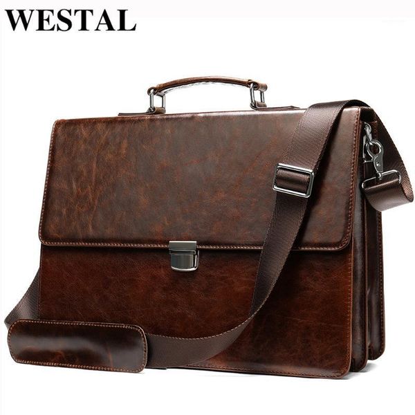 briefcases westal business men men's genuine leather bags for document lawyer office lapbag1
briefcases westal business men men's genuine leather bags for document lawyer office lapbag1