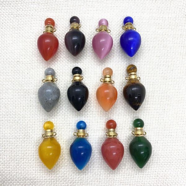 charms 1pc natural stone perfume bottle pendant drop-shaped tiger eye wishing necklace jewelry strap 17x35mm, Bronze;silver
charms 1pc natural stone perfume bottle pendant drop-shaped tiger eye wishing necklace jewelry strap 17x35mm, Bronze;silver