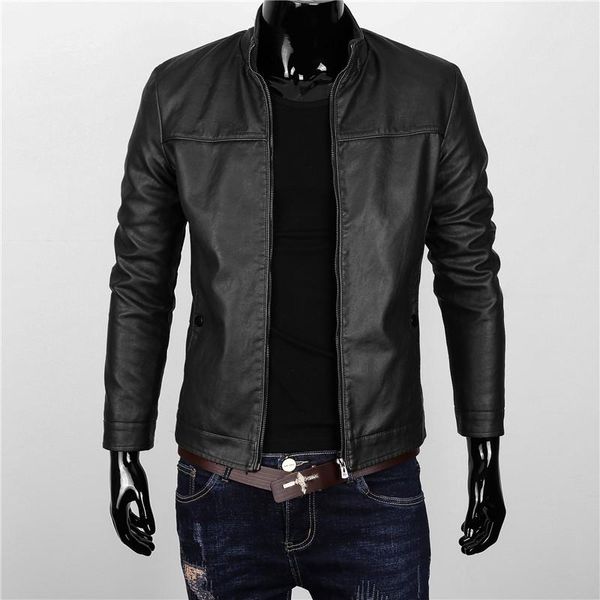 men's fur & faux men leather jacket fashion solid stand collar pu motorcycle slim fit coat male black/coffee 2xl
men's fur & faux men leather jacket fashion solid stand collar pu motorcycle slim fit coat male black/coffee 2xl