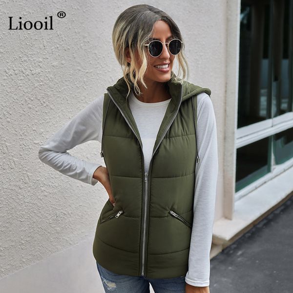 jacket casual vest coat and jacket women hooded zipper up with pockets sleeveless solid color ladies winter warm keeping clothes, Black;brown
jacket casual vest coat and jacket women hooded zipper up with pockets sleeveless solid color ladies winter warm keeping clothes, Black;brown