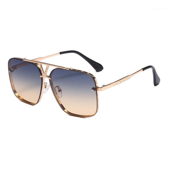 gradient sunglasses 2021 tide online celebrity big face slim white frame uv protection for men and women 0929, White;black
gradient sunglasses 2021 tide online celebrity big face slim white frame uv protection for men and women 0929, White;black