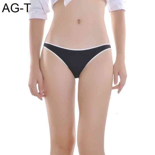 cotton half buttock women's low waist underwear simple and breathable girl's bikini high elastic briefs, Black;pink
cotton half buttock women's low waist underwear simple and breathable girl's bikini high elastic briefs, Black;pink