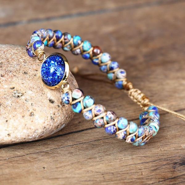 charm bracelets orgonite stone beads braided bracelet boho yoga beaded string warp women men handmade diy friendship jewelry, Golden;silver
charm bracelets orgonite stone beads braided bracelet boho yoga beaded string warp women men handmade diy friendship jewelry, Golden;silver