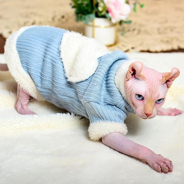 cat costumes hairless clothes winter warm soft hoodies coat sphynx pullover sphinx kitten supplies for cats
cat costumes hairless clothes winter warm soft hoodies coat sphynx pullover sphinx kitten supplies for cats