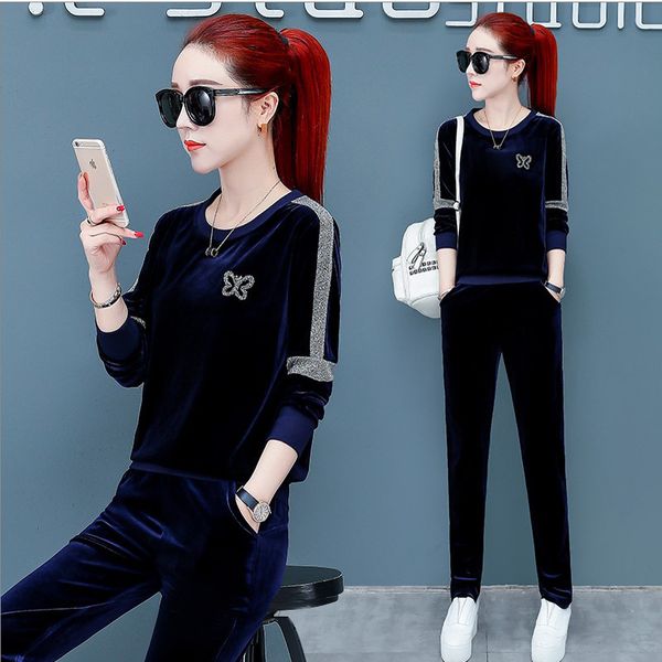 women's tracksuits veet tracksuit women two piece set sequin patchwork long sleeve and pants velour sets female 2 pieces sweat, Gray
women's tracksuits veet tracksuit women two piece set sequin patchwork long sleeve and pants velour sets female 2 pieces sweat, Gray