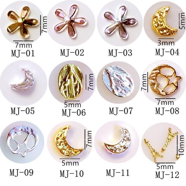 50pcs/pack metal nail art flower moon jesus star tower for 3d jewelry nails sticker decoration tools1, Silver;gold
50pcs/pack metal nail art flower moon jesus star tower for 3d jewelry nails sticker decoration tools1, Silver;gold