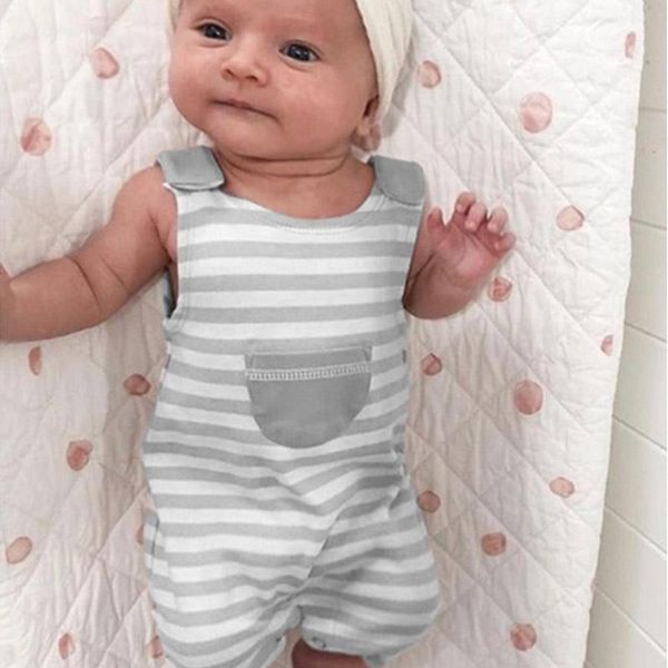 jumpsuits cute baby summer clothing girls boys rib stripe sleeveless rompers jumpsuit toddler round neck pocket shorts, Blue
jumpsuits cute baby summer clothing girls boys rib stripe sleeveless rompers jumpsuit toddler round neck pocket shorts, Blue