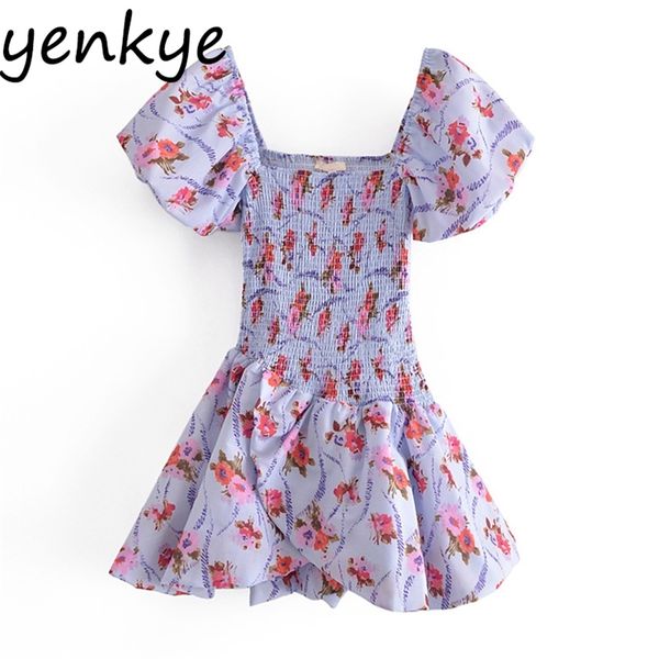 summer women sweet floral print cake princess dress square neck puff sleeve mini robe elegant ladies chic vestido 210514, Black;gray
summer women sweet floral print cake princess dress square neck puff sleeve mini robe elegant ladies chic vestido 210514, Black;gray