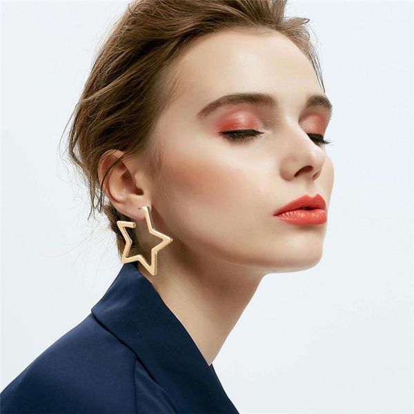 hoop & huggie mogaku punk hiphop fashion jewelry for women big star heart geometric earrings ladies trendy stud earring goth accessories, Golden;silver
hoop & huggie mogaku punk hiphop fashion jewelry for women big star heart geometric earrings ladies trendy stud earring goth accessories, Golden;silver