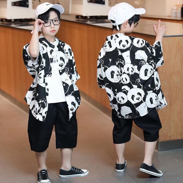 trend kids boys suits cotton shirt shorts bottoms 2pcs sets summer panda pattern short sleeve coats dress cartoon white t
trend kids boys suits cotton shirt shorts bottoms 2pcs sets summer panda pattern short sleeve coats dress cartoon white t
