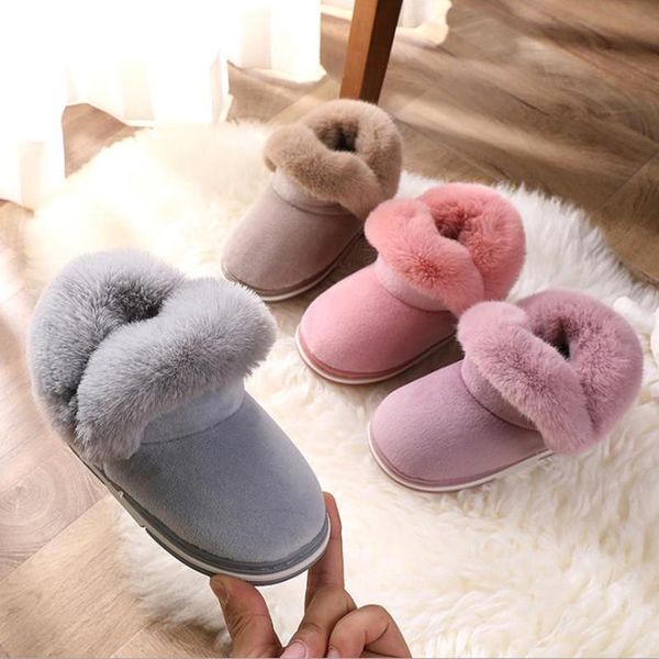 boots baby girls boys winter warm snow shoes solid color pattern plush hem decor home slipper toddler infant non-slip, Black;grey
boots baby girls boys winter warm snow shoes solid color pattern plush hem decor home slipper toddler infant non-slip, Black;grey
