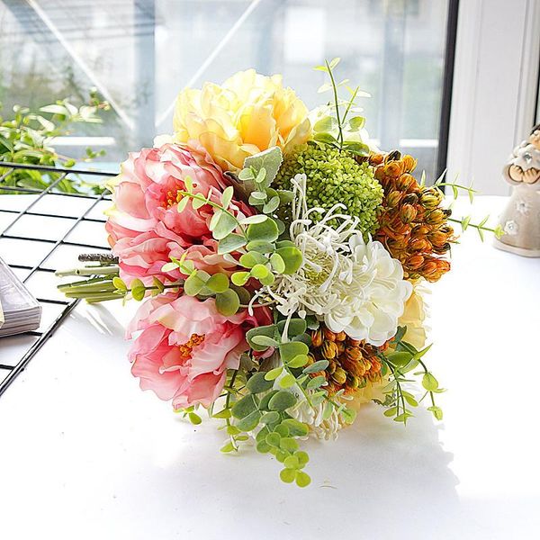 decorative flowers & wreaths imitation pink series penoy hybrid holding flower bridal wedding bouquet finished artificial
decorative flowers & wreaths imitation pink series penoy hybrid holding flower bridal wedding bouquet finished artificial