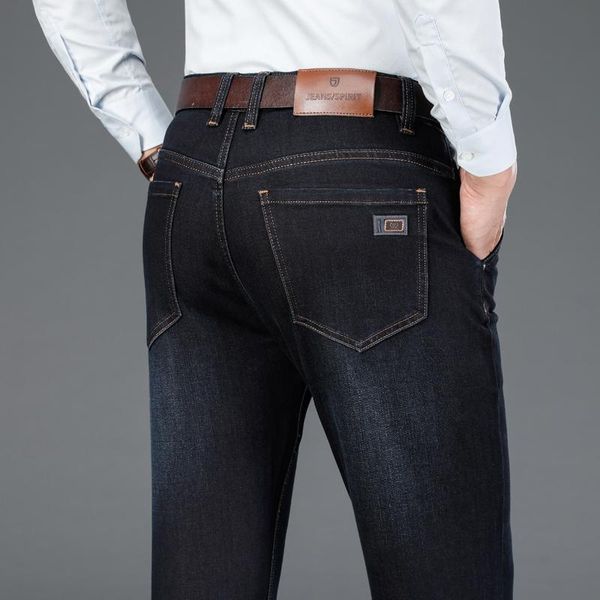 men's jeans voreloce 2021 autumn and winter high-quality volcanic rock fit straight-leg business young men's classic style, Blue
men's jeans voreloce 2021 autumn and winter high-quality volcanic rock fit straight-leg business young men's classic style, Blue