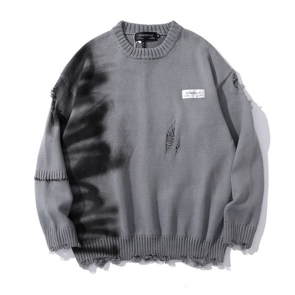 men's sweaters winter clothes from hip hop sweaters of women men's jerseys torn hole in wash froy, White;black
men's sweaters winter clothes from hip hop sweaters of women men's jerseys torn hole in wash froy, White;black