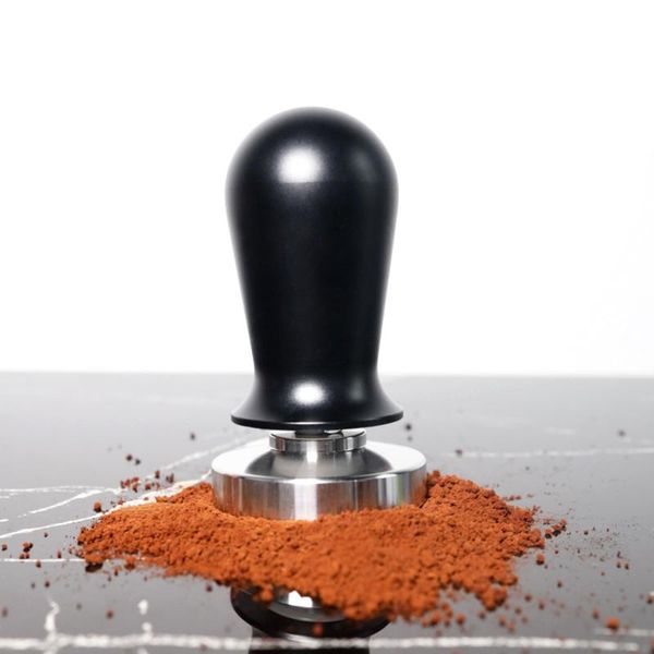 manual coffee grinders tamper 53mm stainless steel espresso with elegant wooden handle spring loaded hand tampers
manual coffee grinders tamper 53mm stainless steel espresso with elegant wooden handle spring loaded hand tampers