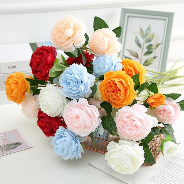 65cm 3heads artificial peony flower branch home garden bedroom decor fake flowers wedding birthday party supplies diy garland decorative & w
65cm 3heads artificial peony flower branch home garden bedroom decor fake flowers wedding birthday party supplies diy garland decorative & w