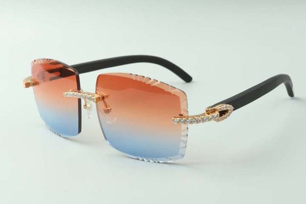 2021 high-end designers sunglasses 3524022 endless diamond cutting lens natural black wooden legs glasses, size: 58-18-135mm, White;black
2021 high-end designers sunglasses 3524022 endless diamond cutting lens natural black wooden legs glasses, size: 58-18-135mm, White;black